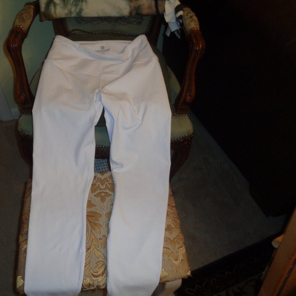 SUPER NICE WELL MADE ATHLETIC PANTS NEVER WORN WHITE AND LIGHTER WEIGHT PINK